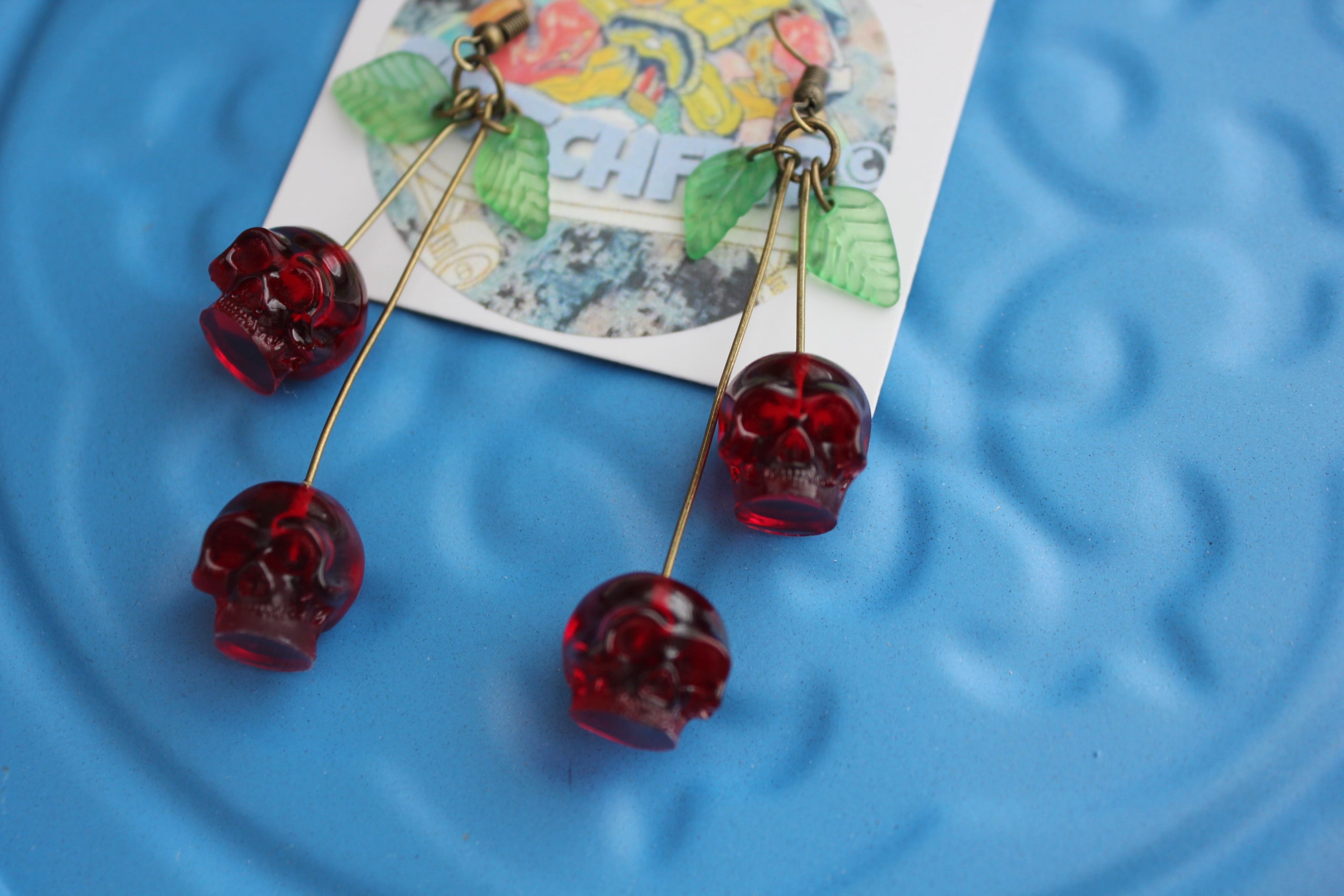 Cherry outlet earrings amazon
